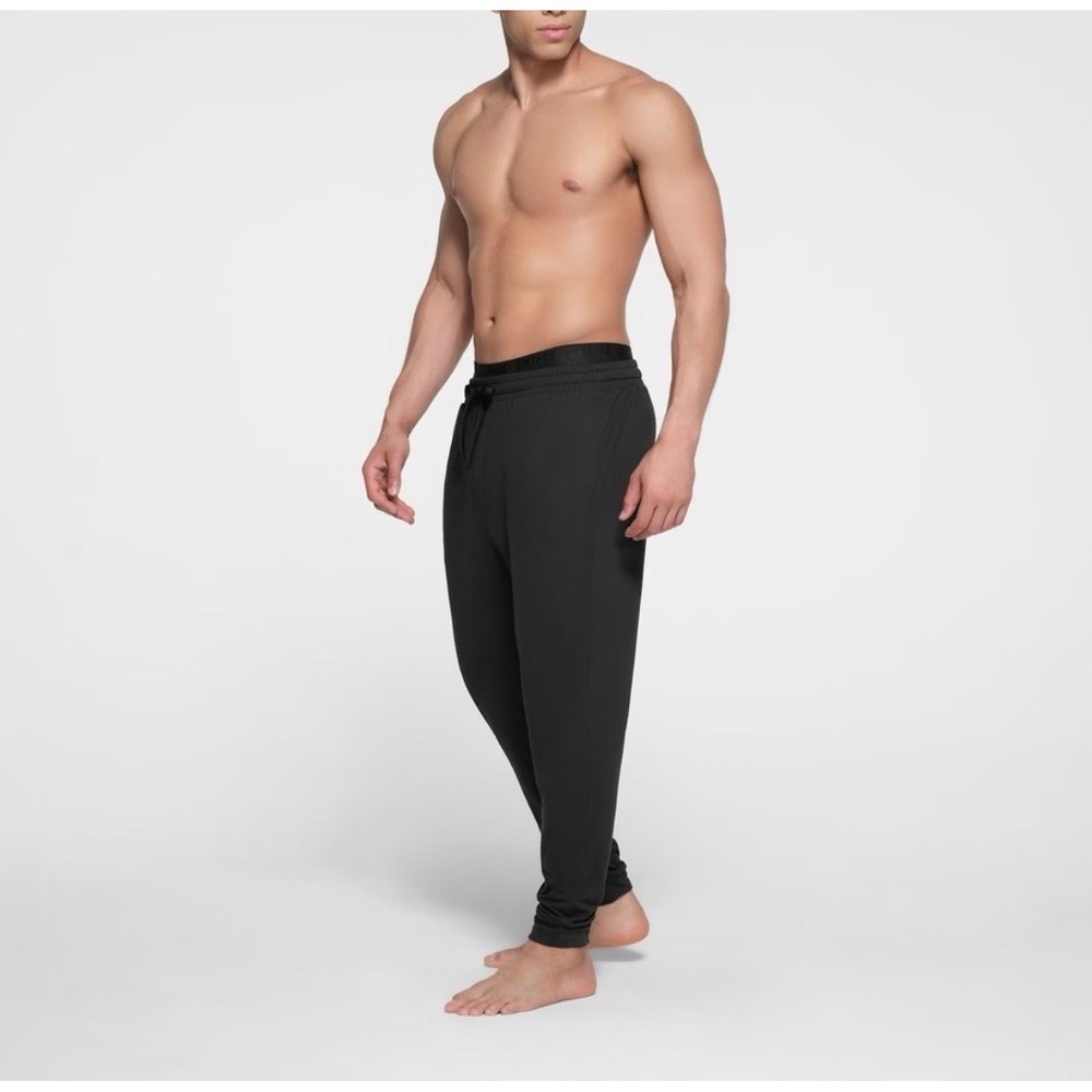 Skims Outdoor Jersey Joggers Men 2X Black Tapered Sweatpants